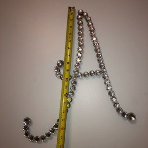 Wall Art, Rhinestone Initial “A”